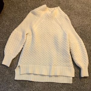 Cream wool sweater, xs. Perfect condition. Fits beautifully, cozy.
